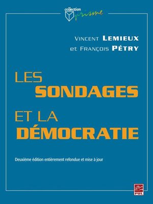 cover image of Les sondages et la démocratie